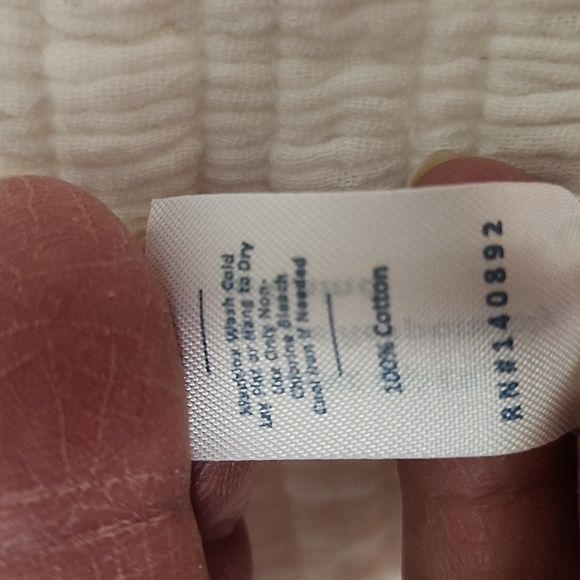 Marine layer cotton gauze wide leg pants Medium - Picture 5 of 9